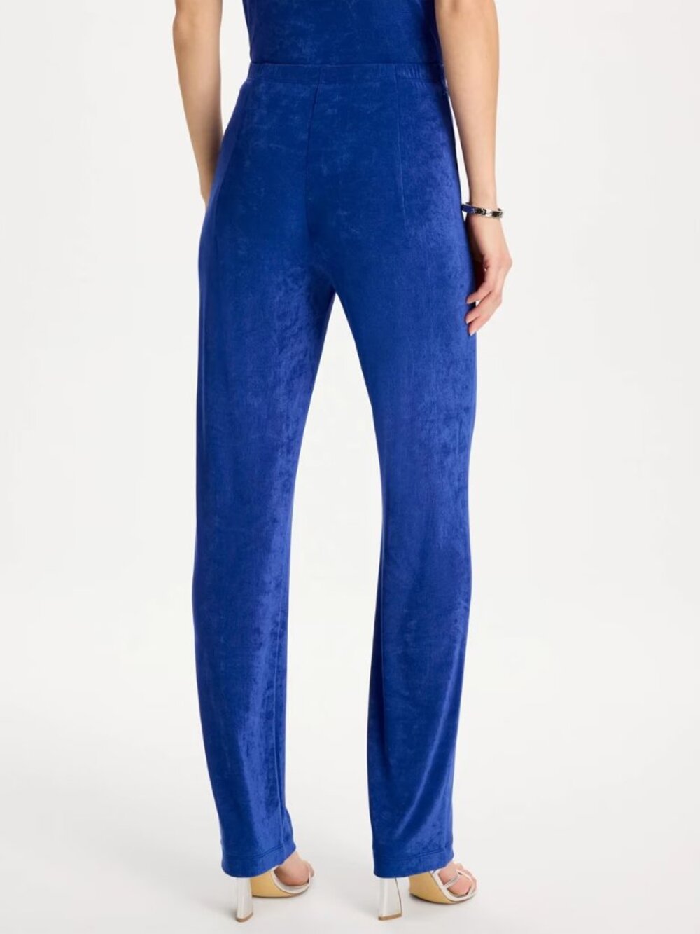 2/$30 Chico's Travelers™ No Tummy Pants in Rich Cobalt High Rise Large #A1973 - Picture 6 of 10